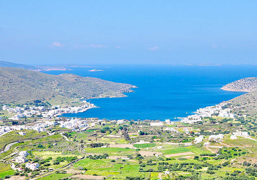 Katapola, Rachidi och Xilokeratidi. Amorgos.