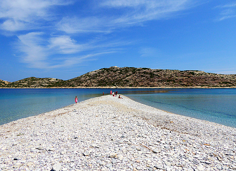 Agios Pavlos beach på Amorgos.