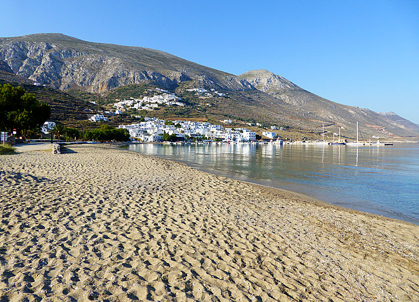 Egiali (Aegiali) beach på Amorgos