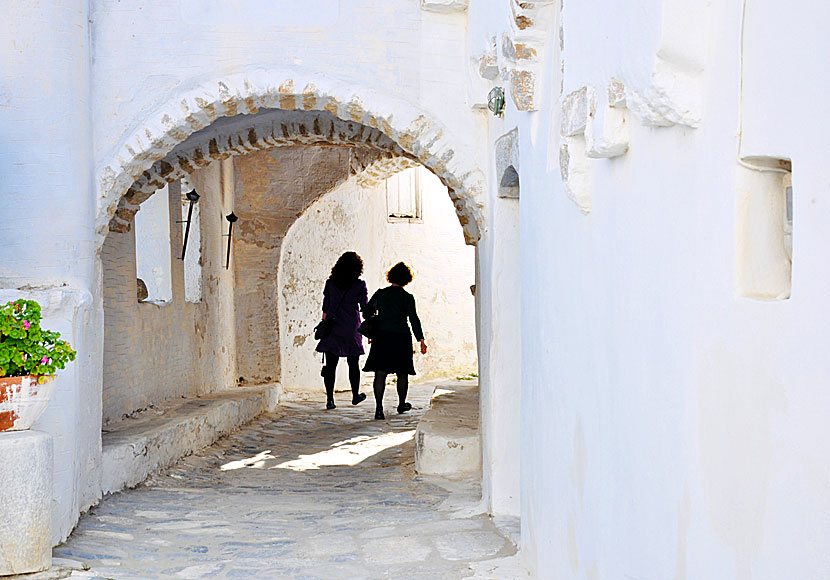 Gränder i Chora på Amorgos.