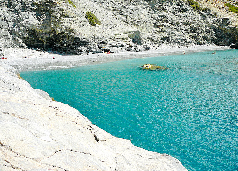 Mouros beach på Amorgos.