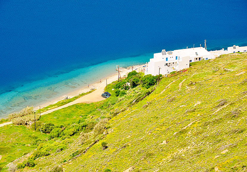 Pensionat Eleni on The Beach  i Katapola på Amorgos.