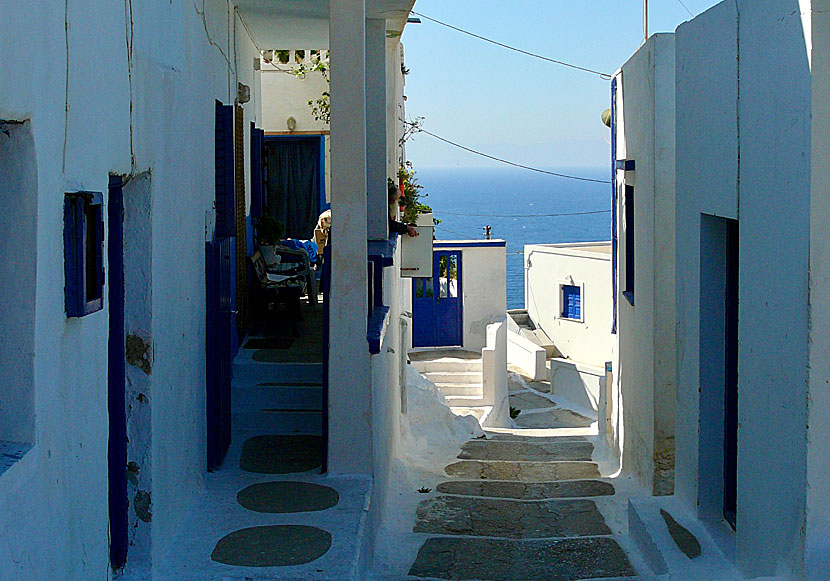 Kato Potamos på Amorgos. 