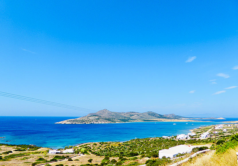 Vandra till Agios Georgios beach och ön Despotiko på Antiparos.