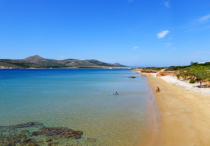 Agios Georgios beach på Antiparos.
