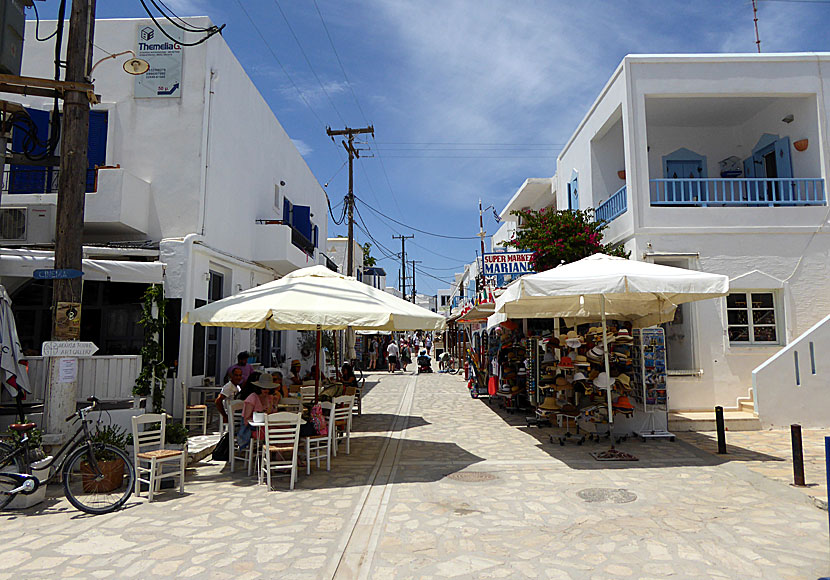 Chora på Antiparos i Kykladerna.