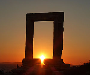 Solnedgångar i Grekland.