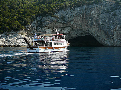 Blue Cave på Meganisi.