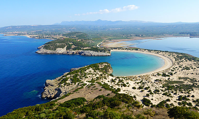 Voidokilia beach. Peloponnesos.