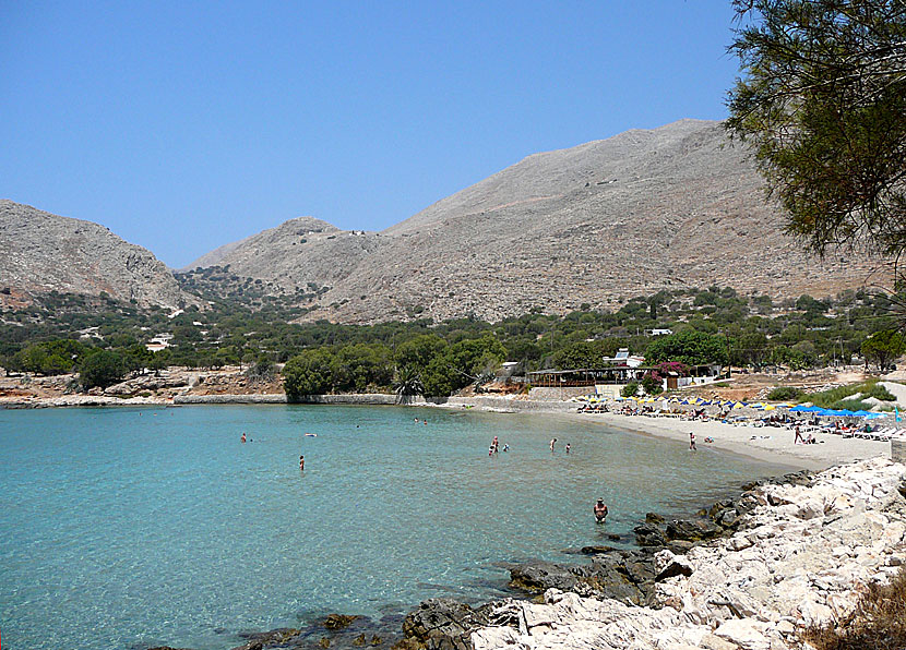 Pondamos beach på Chalki.