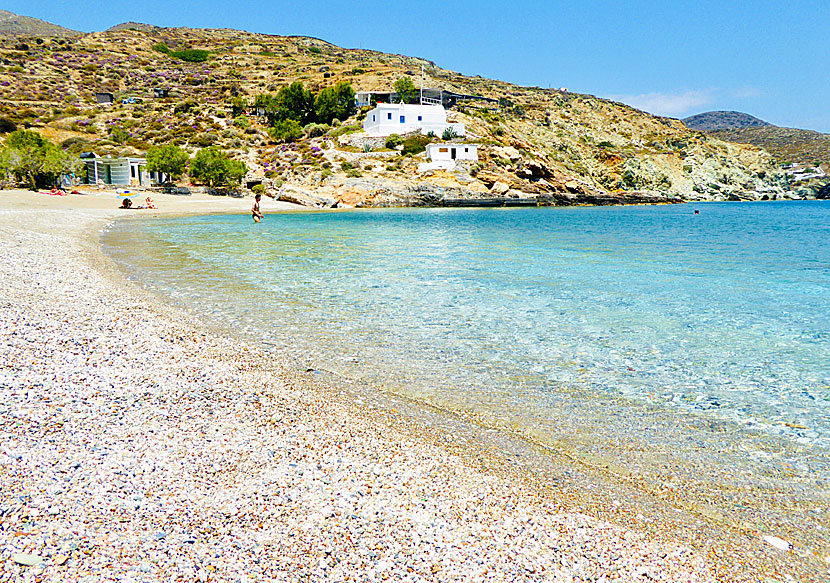Agios Nikolaos beach på Folegandros.