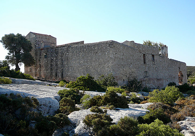 Vandra till klostret Agios Georgios monastery på Kastellorizo. 