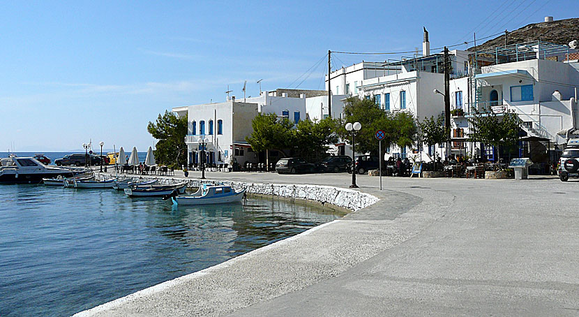 Baren Le Grand Bleu (Big Blue) i Katapola på Amorgos.