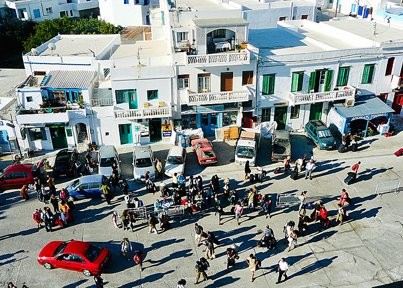 Blue Star Ferries i Katapola på Amorgos.