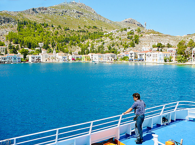 Resa med Blue Star Ferries mellan Rhodos och Kastellorizo i Grekland.