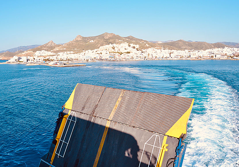 Leaving Naxos with tears in my eyes