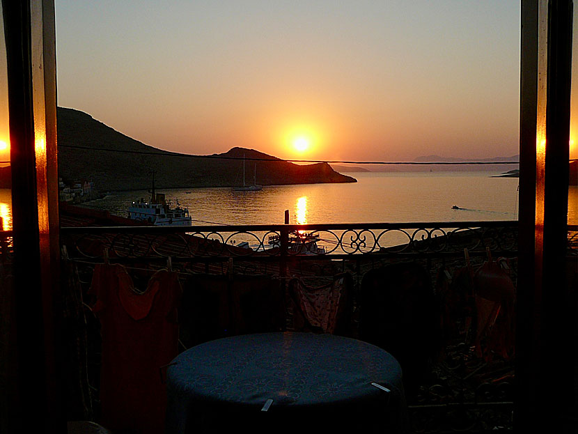 Sunrise in Chalki.