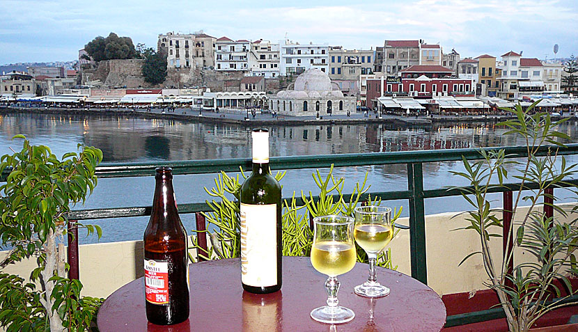 Utsikt från Captain Vassilis Hotel i Chania.