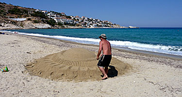 Ett Ufo har landat i Armenistis på Ikaria.