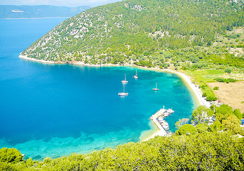 Polis beach. Ithaka.