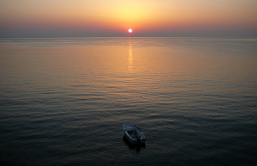 Soluppgång i Kato Zakros. Kreta.
