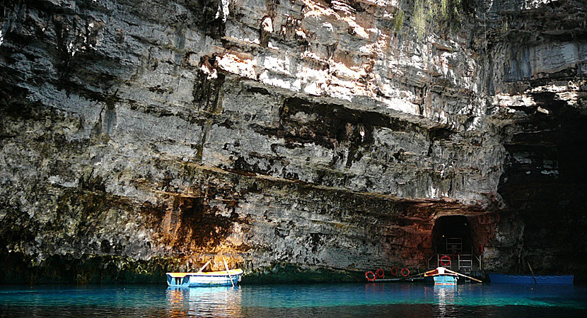 Melissani cave. Kefalonia.