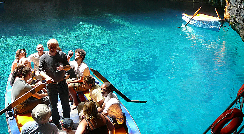 Melissani lake. Kefalonia.