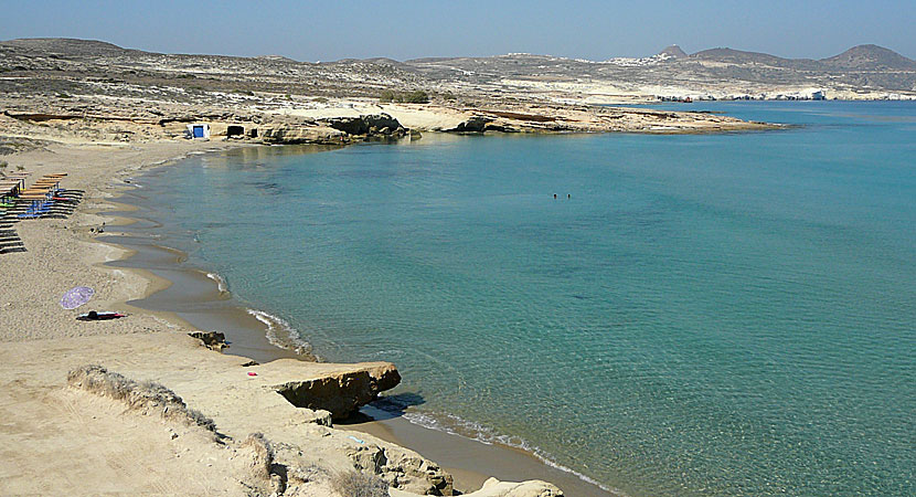 Mitakas beach. Milos.