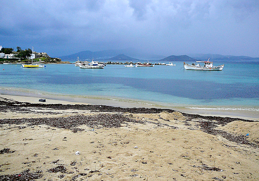 Naxos. Grekland. Vi körde till Agia Anna och tänkte gå till Plaka därifrån. 