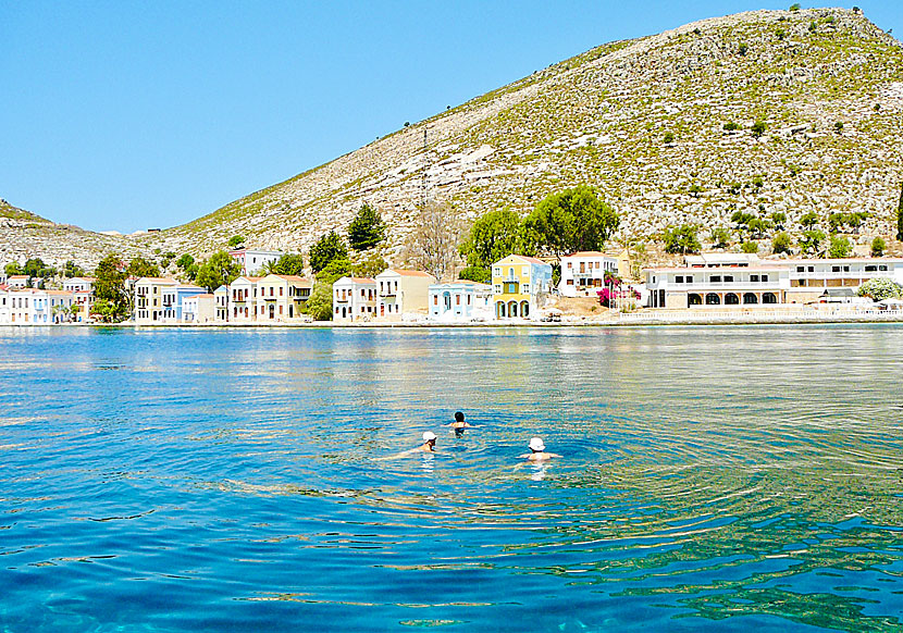Swimmingpool i Megisti på Kastellorizo. 