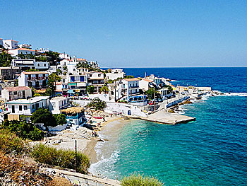 Ikaria i Östra Egeiska öarna i Grekland.