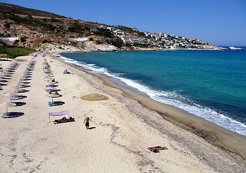 Livadi beach. Armenistis. Ikaria. Grekland. 