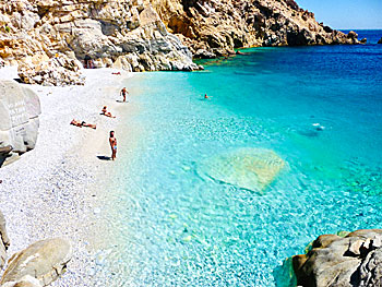 Seychellerna beach på Ikaria.