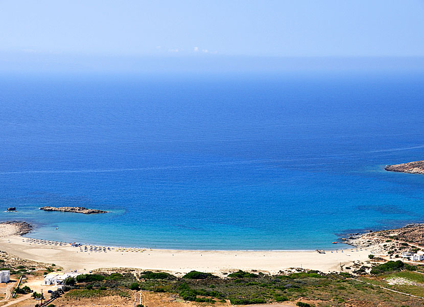 Manganari beach på Ios.
