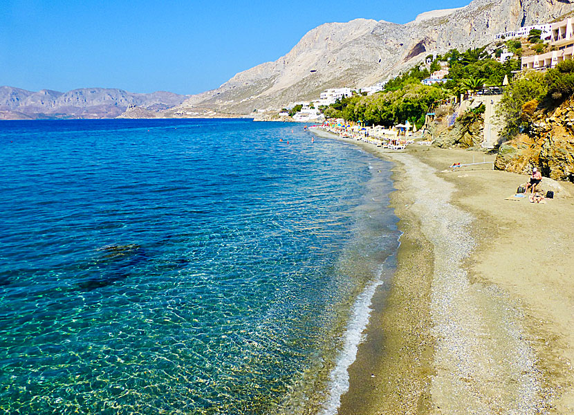 Kalymnos bästa stränder. Massouri beach.  