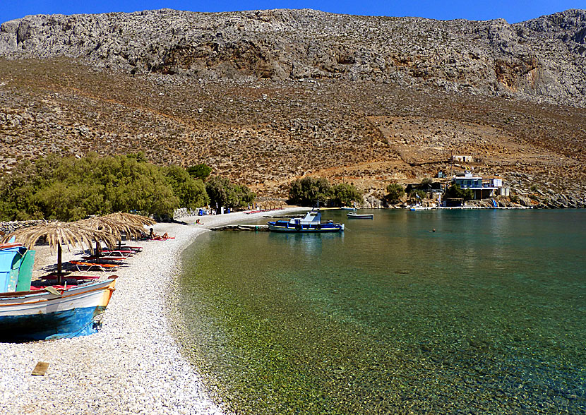 Paleonisos beach på Kalymnos.