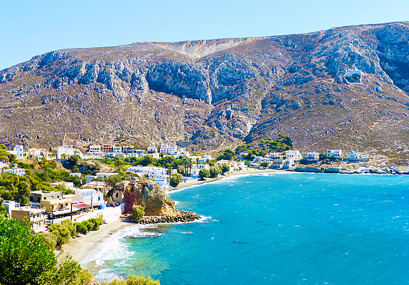 Kalymnos bästa stränder. Kantouni beach.  