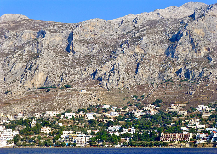 Den långa stranden i Massouri.