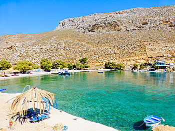 Palionisos beach på Kalymnos.