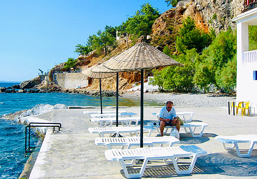 Stränderna Therma och Gefyra  samt Kalymnos Diving Club på Kalymnos.