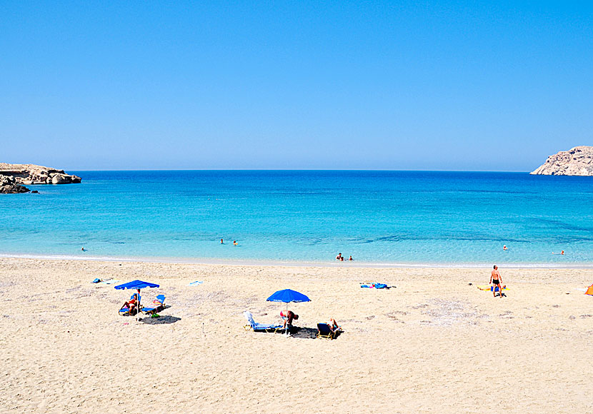 Frangolimnionas beach i Lefkos på Karpathos.