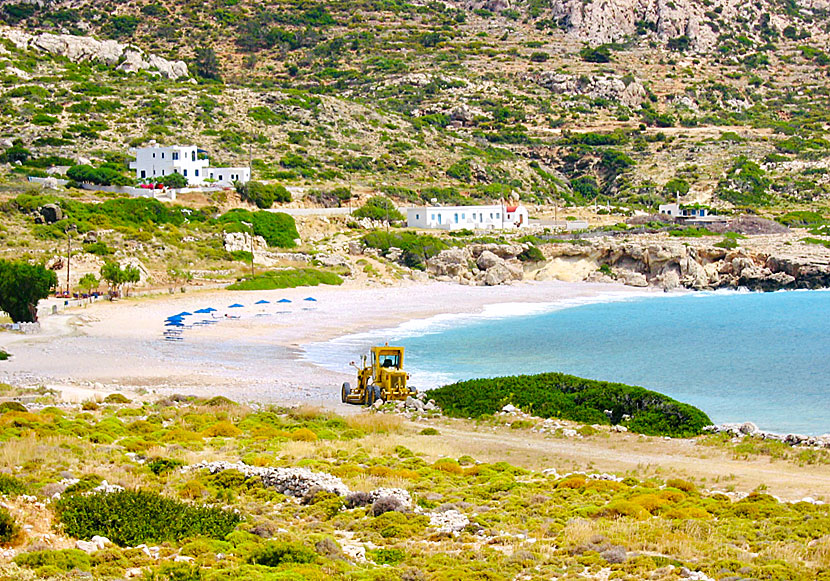 Karpathos bästa stränder. Potali beach.  