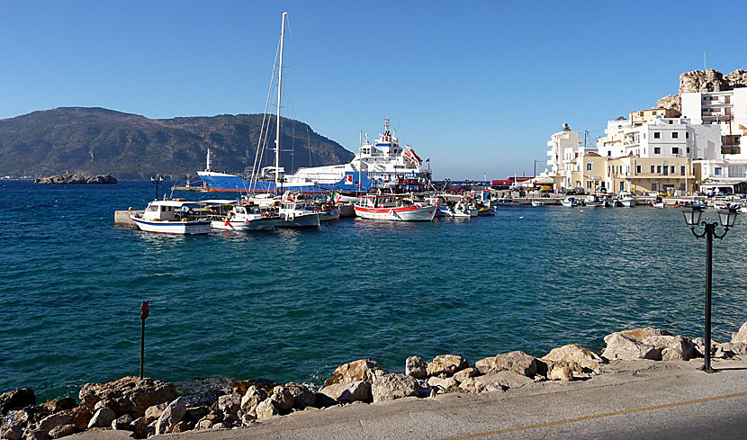 Bensinstation i Pigadia på Karpathos.