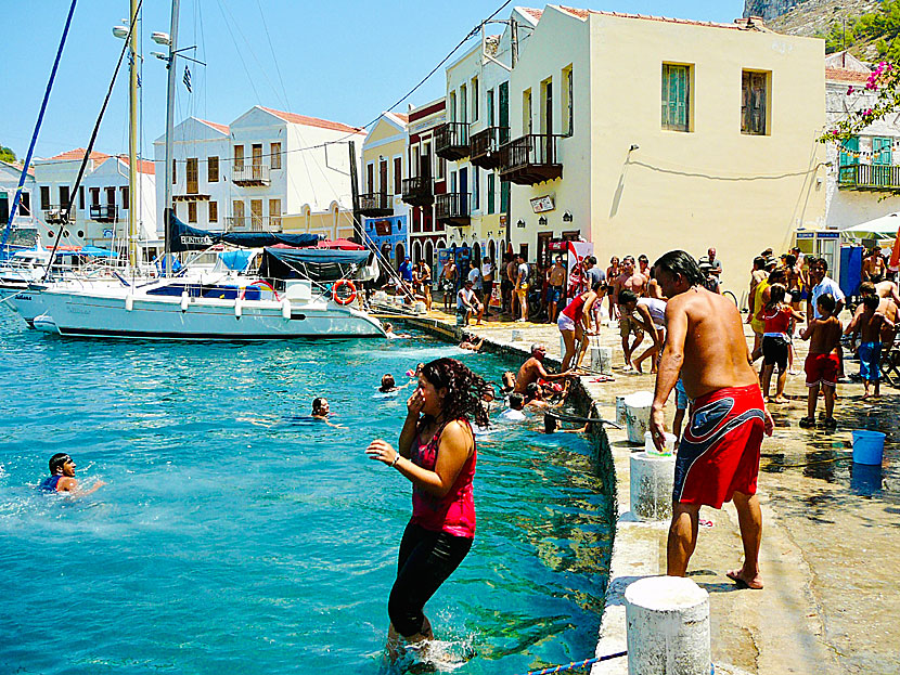 Dykarfestival på Kastellorizo.