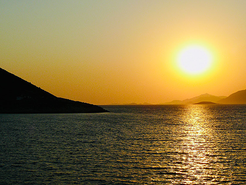 Solnedgången i Megisti på Kastellorizo. 