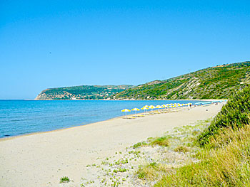 Kaminia och Kato Katelios beach på Kefalonia.