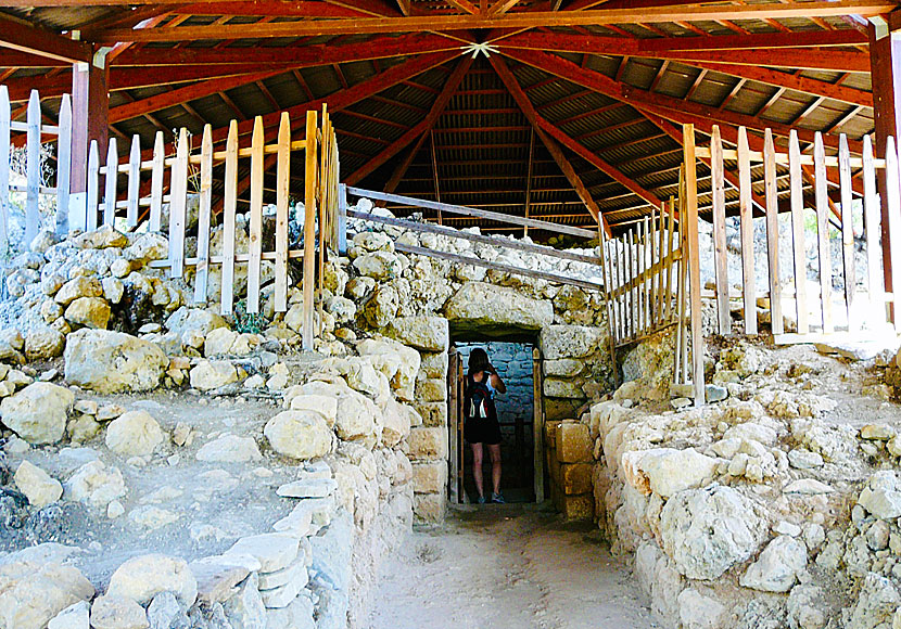 Tzanata tomb på Kefalonia i Grekland.