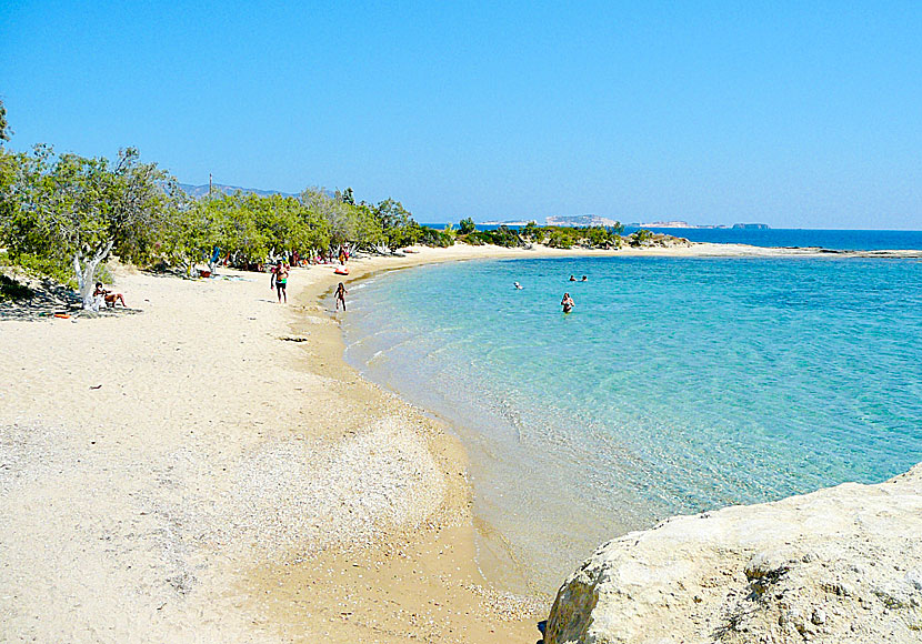 Kimolos bästa stränder. Kalamitsi beach.