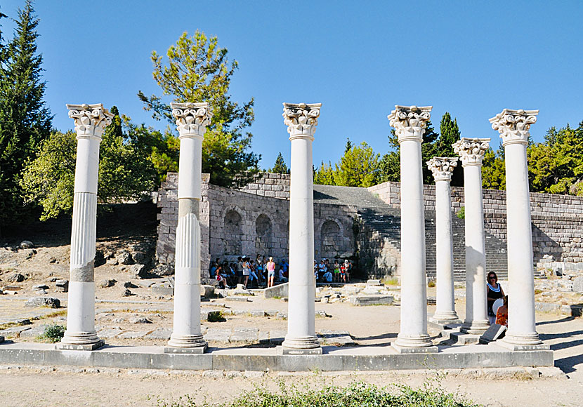 Temple of Apollon i Asklepion på Kos.