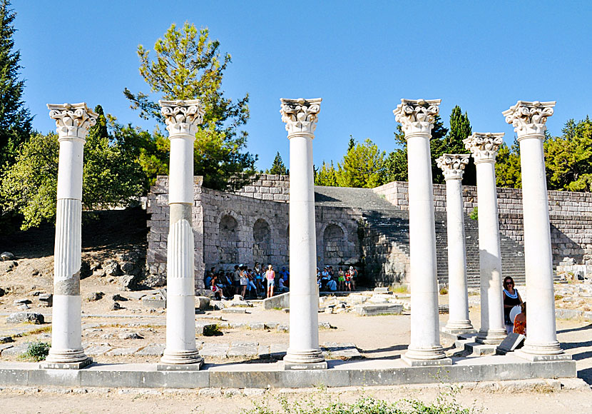 Temple of Apollon i Asklepion på Kos.